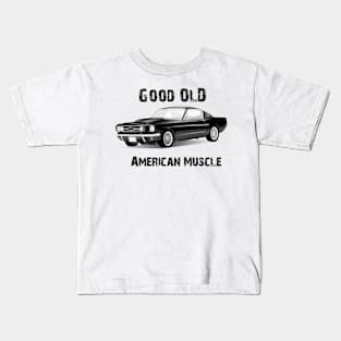 Good Old American Muscle Car Kids T-Shirt